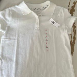 3 White Old Navy Polo Shirts for $7